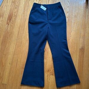 Favorite Daughter | The Phoebe Crop Flare Pant | Navy | size 4